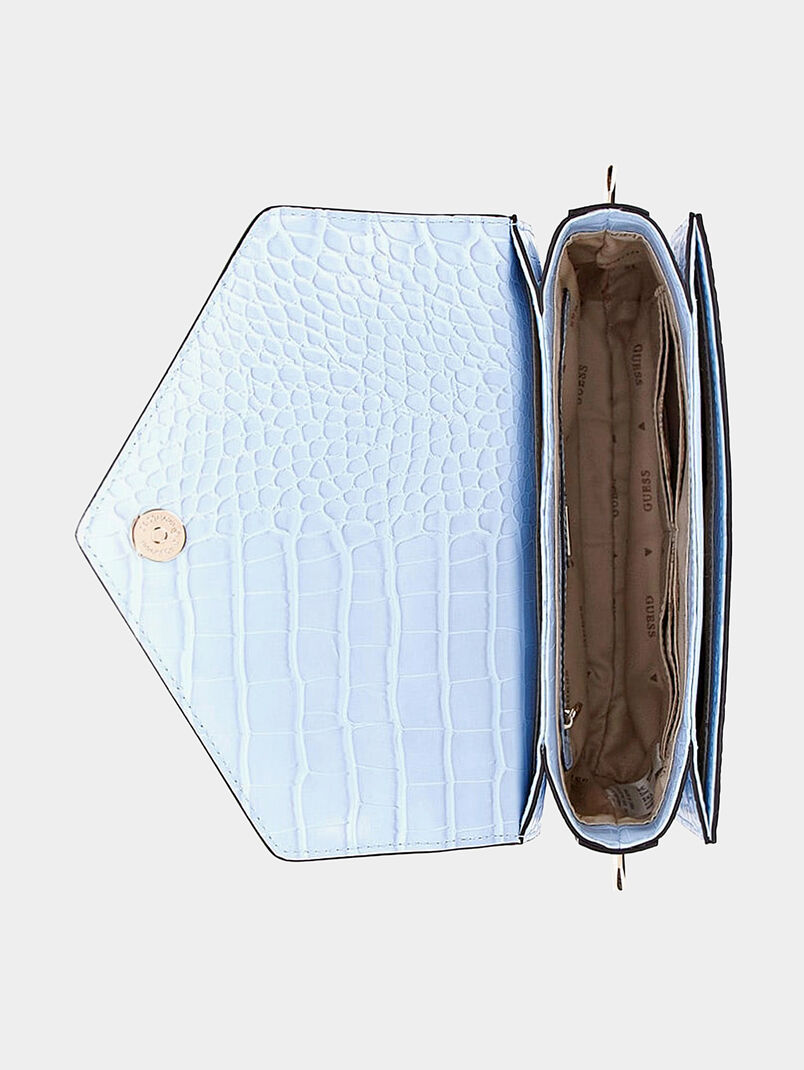 RETOUR blue crossbody bag with gold-colored accents - 3
