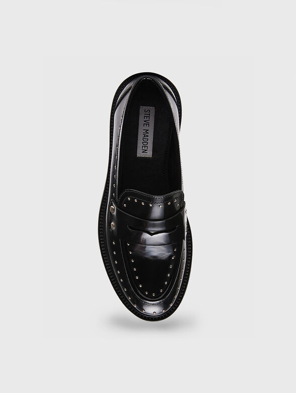 HARLOE leather loafers with eyelets - 5