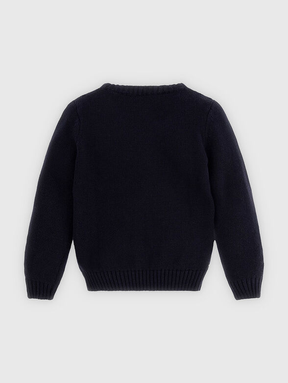 Cotton sweater with crewneck - 2