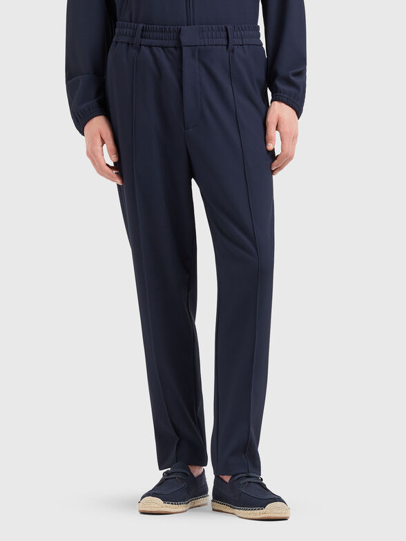 Trousers with elastic waist - 0