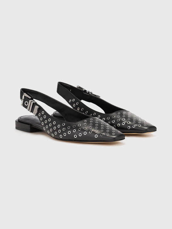 Leather ballet flats - 1