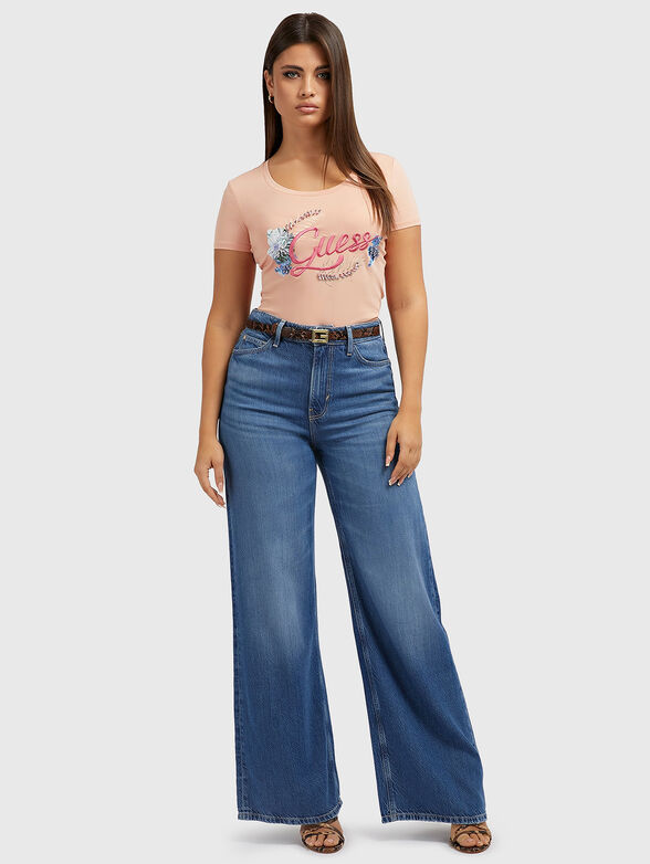 T-shirt with logo embroidery - 2
