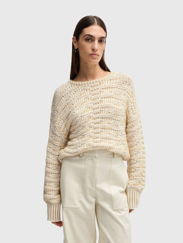 FLOMIRA cotton blend sweater - 0