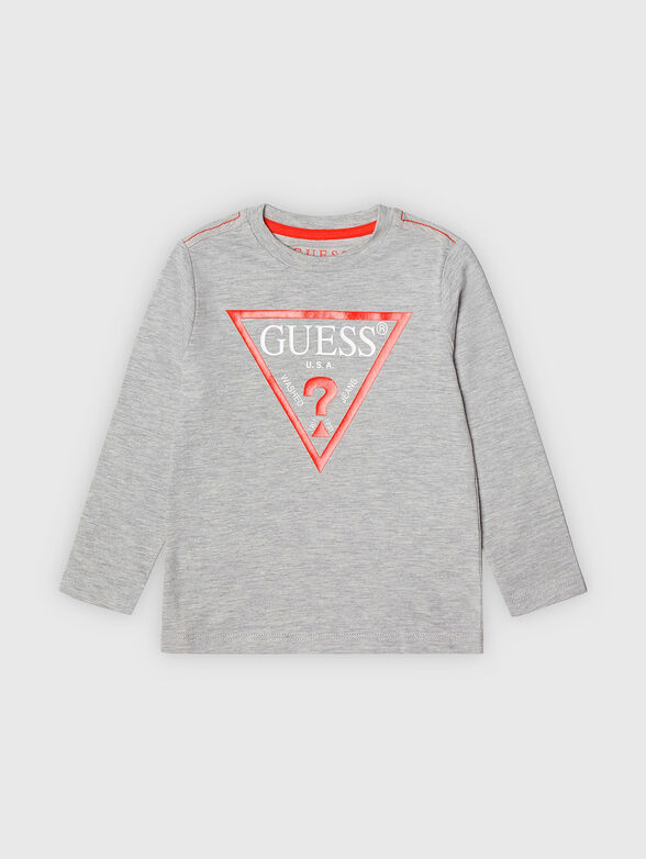 Long sleeves T-shirt in black color - 1