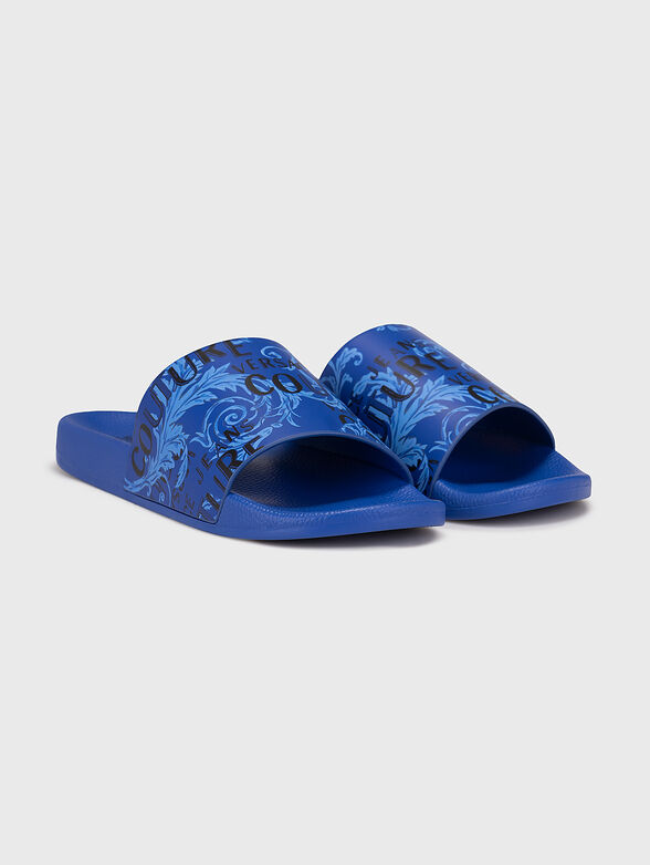 FONDO SLIDE blue slippers - 2
