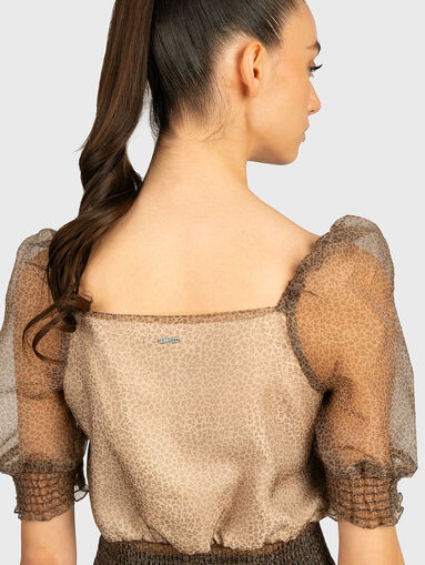 HALIMA Animal printed blouse - 3