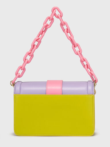 Shoulder bag with accent logo buckle - 3