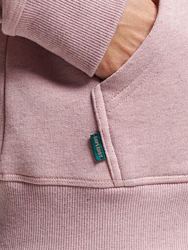 Sweatshirt in light pink color - 5