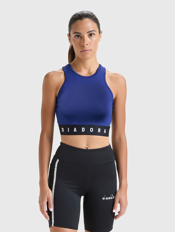 Sports top with logo accents - 1