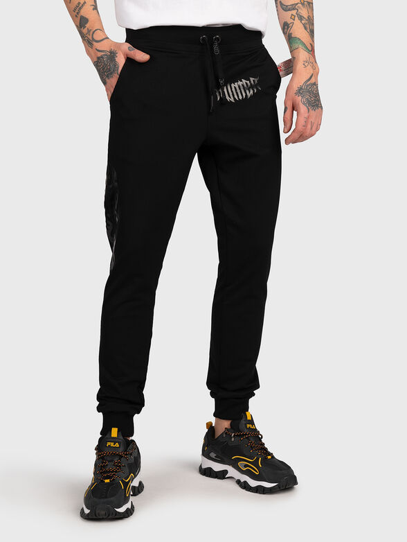 Milano JS008 black sports trousers - 1