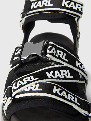 VENTURA Sandals with branded straps - 4