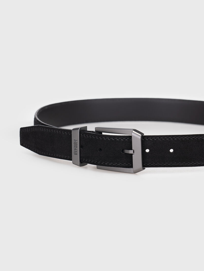 Black suede belt - 2