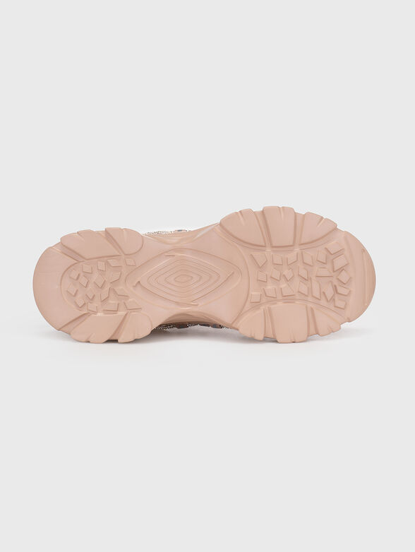 MIRACLES beige sneakers - 5
