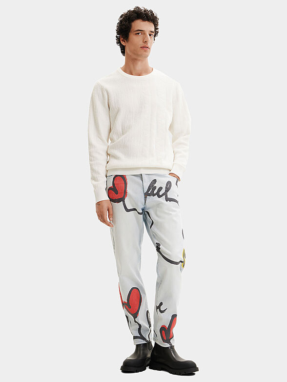 FARGO jeans with contrasting print - 5
