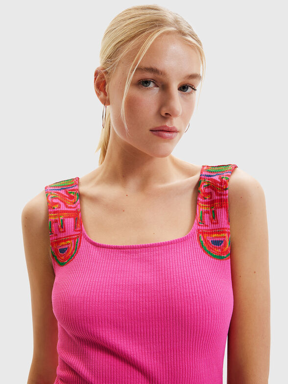 LOGO dress with accents straps - 4