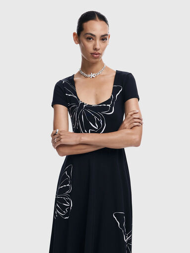 RALEIGH black dress with print - 3