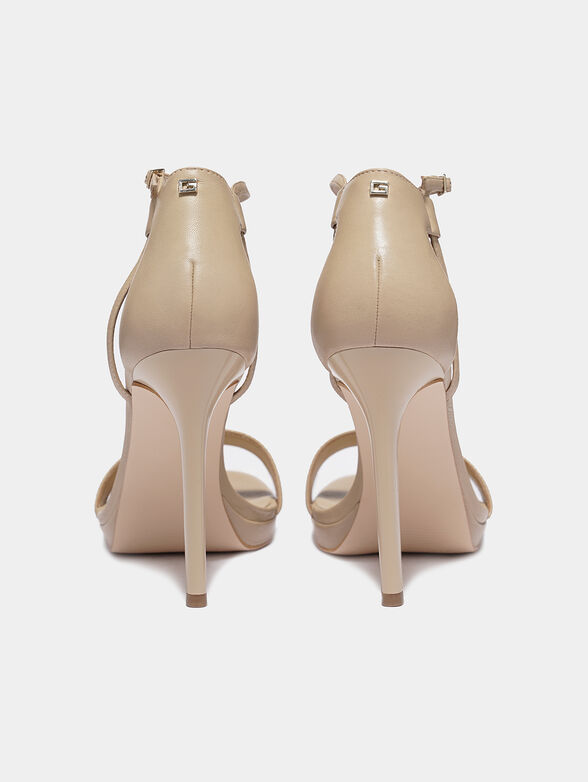 TECRU Beige leather sandals - 4