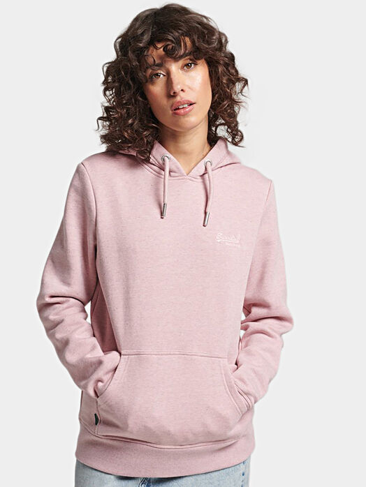 Sweatshirt in light pink color
