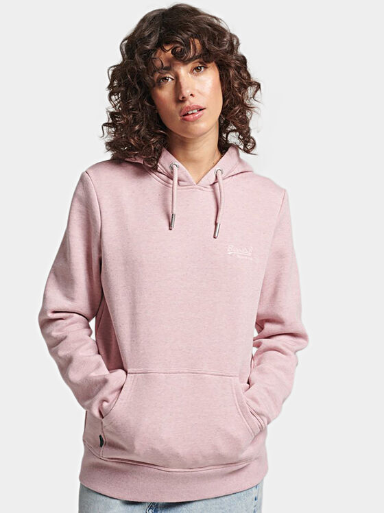 Sweatshirt in light pink color - 1