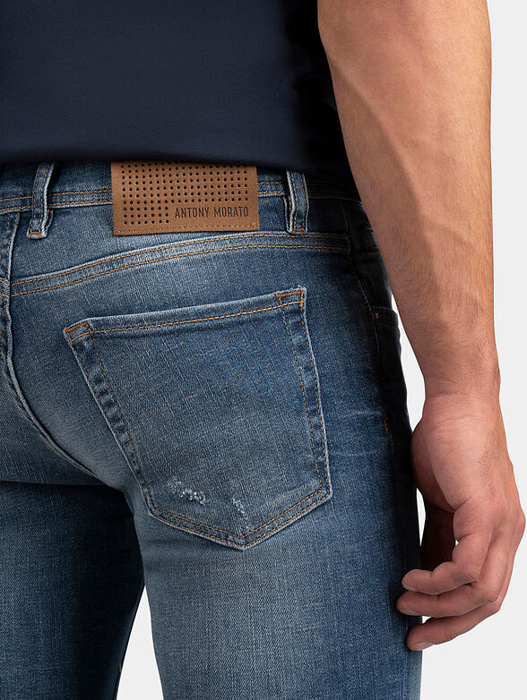 Skinny jeans with worn-out effect - 2