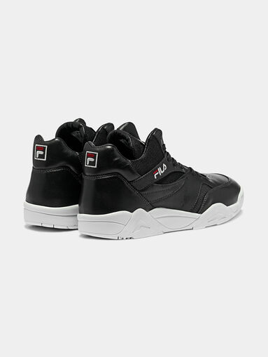 PINE MID Black sneakers with contrasting sole - 3