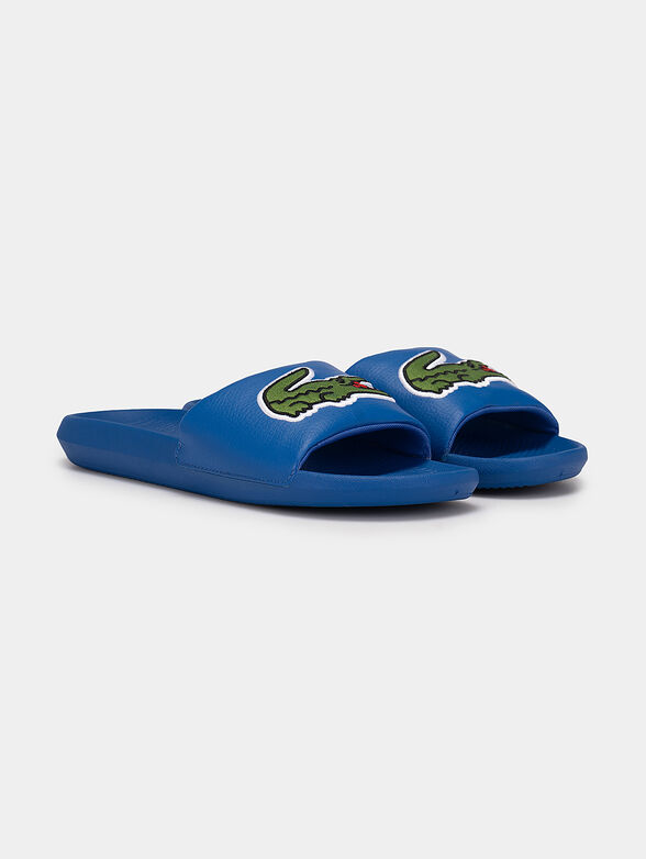 Blue beach slippers - 2