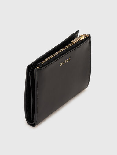 Wallet with gold logo - 2