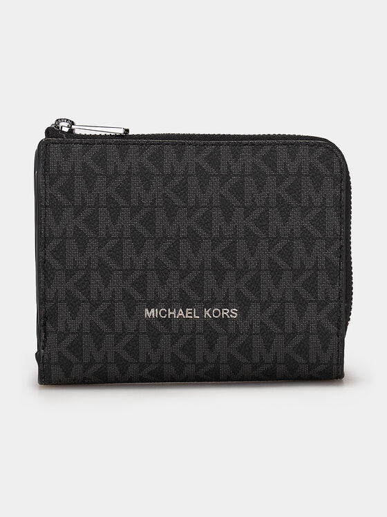 Wallet with monogram logo print - 1