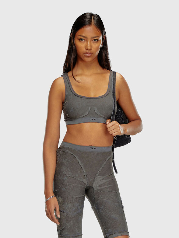 AWB-NYA-WT01 ribbed bralette - 0