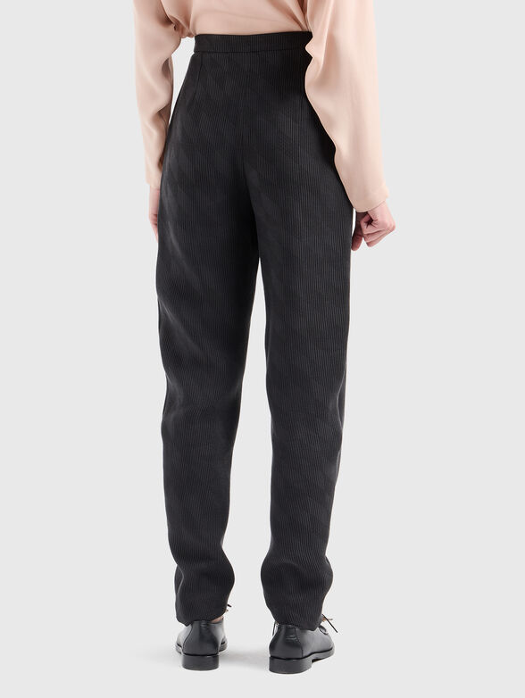 Straight trousers with print - 1