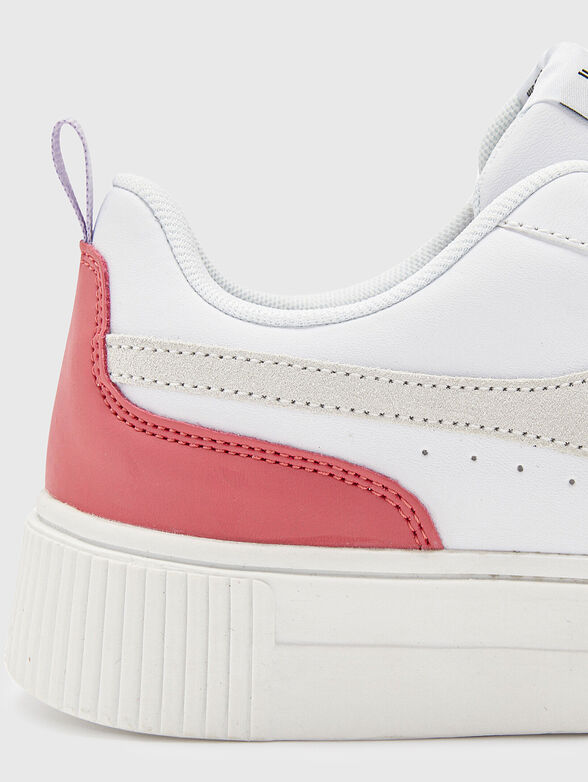 AMBER white sports shoes - 3