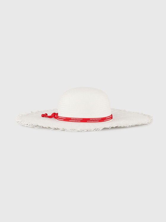 Woven brim hat - 1