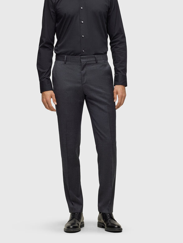 Dark grey three-piece wool suit - 2