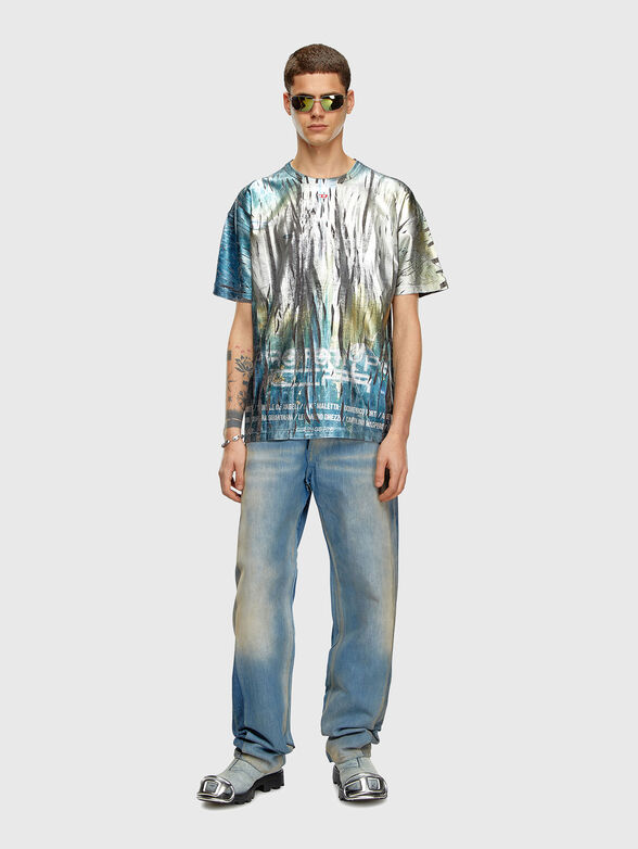 T-BORD-Q1 T-shirt with multicolour print - 2