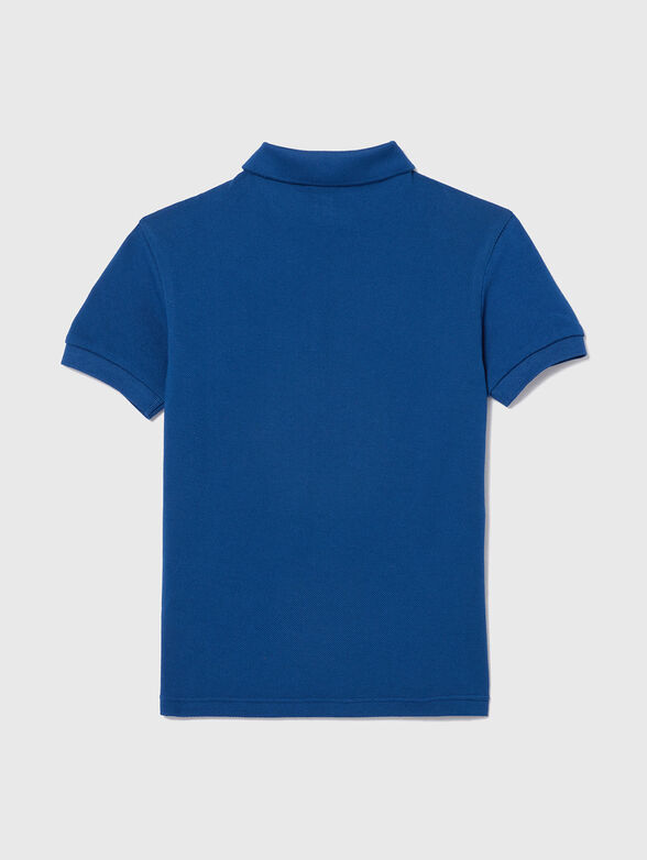 Polo shirt in cotton pique with logo - 1