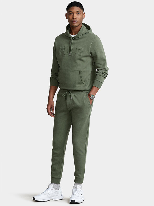 Sports pants with embossed logo - 4