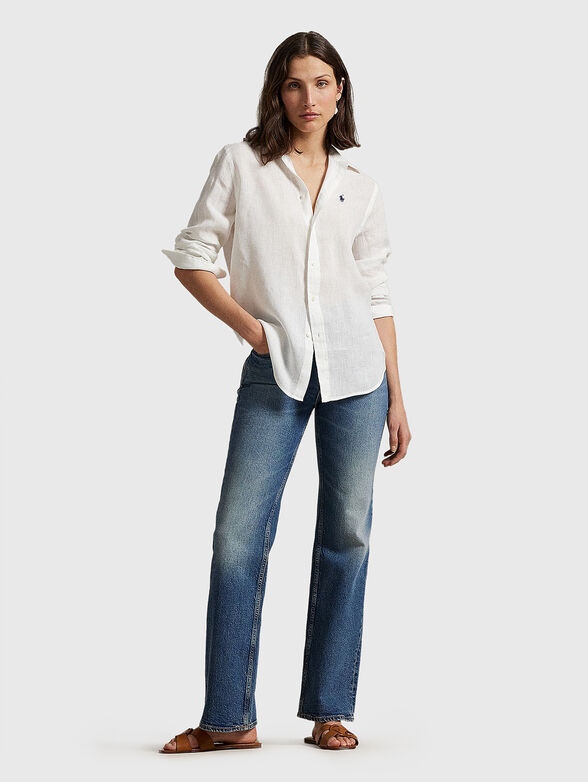 White linen shirt - 2