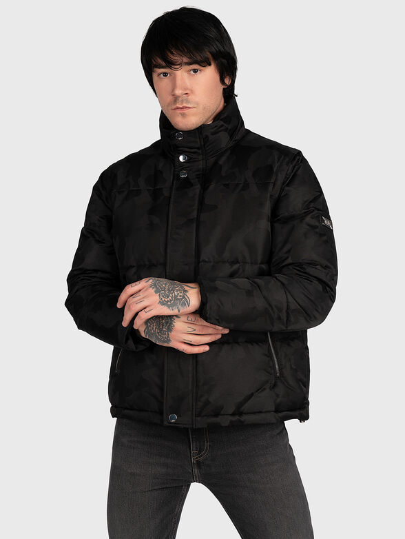Padded jacket with detachable sleeves - 0