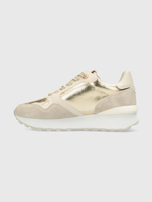 Sneakers with gold accent - 4