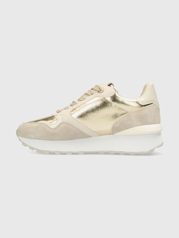 Sneakers with gold accent - 5
