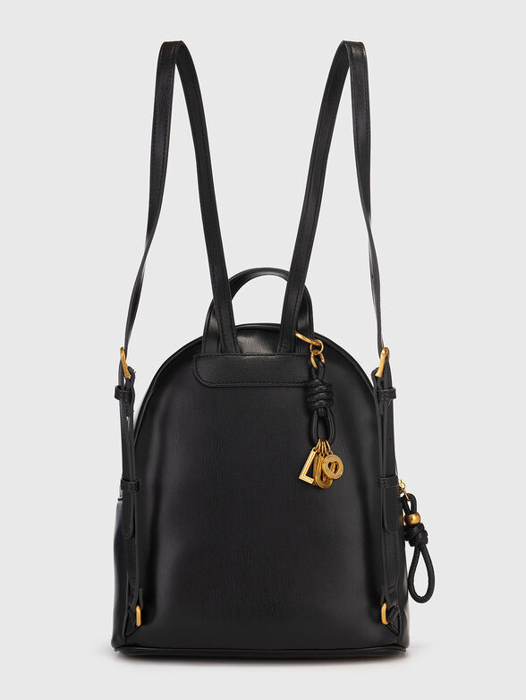 Black backpack with logo accent - 2