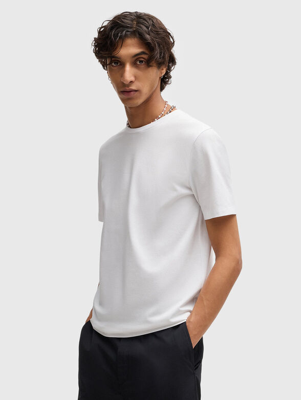 Black cotton T-shirt - 1
