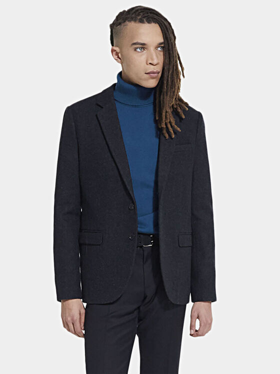 Dark grey blazer - 1