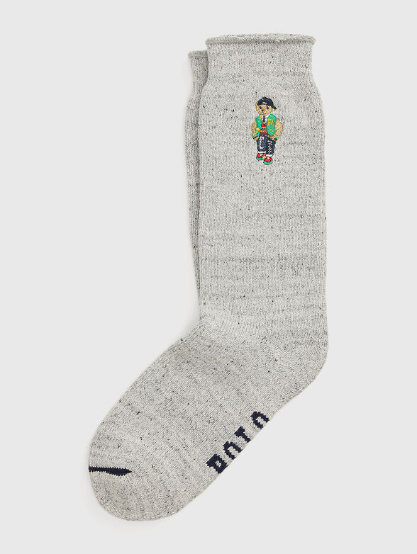 Socks with POLO BEAR embroidery - 1