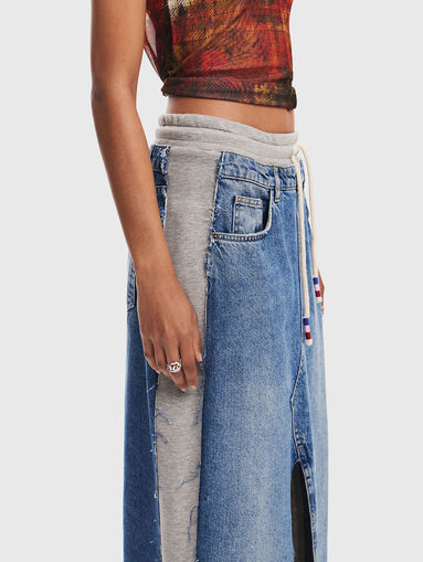 PEKIN denim maxi skirt  - 3