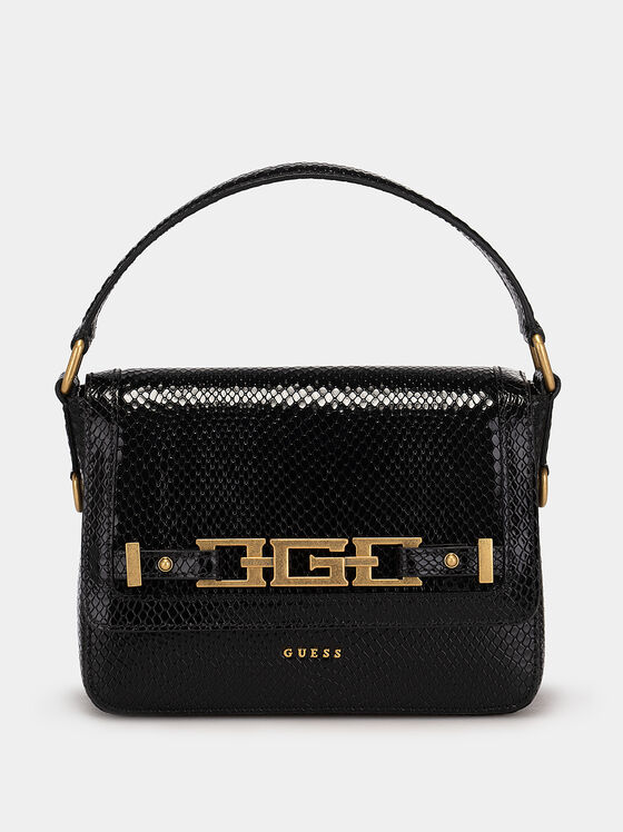 CRISTINA crossbody bag with snake texture - 1