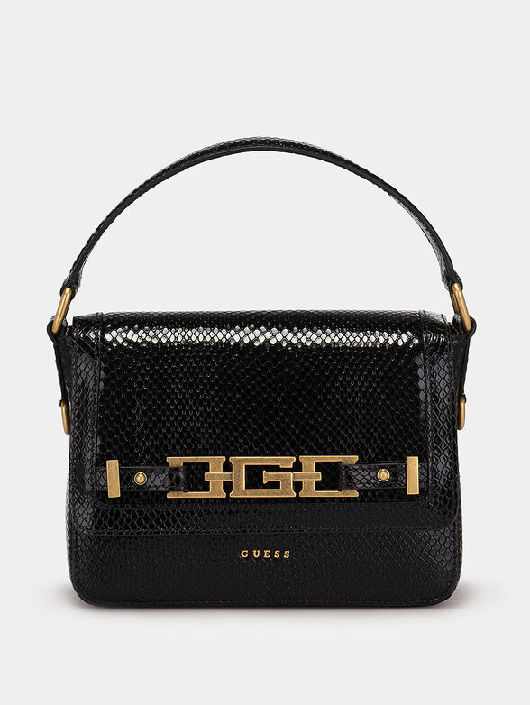 CRISTINA crossbody bag with snake texture - 1