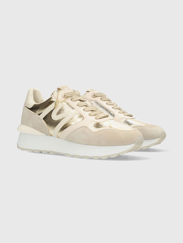 Sneakers with gold accent - 2