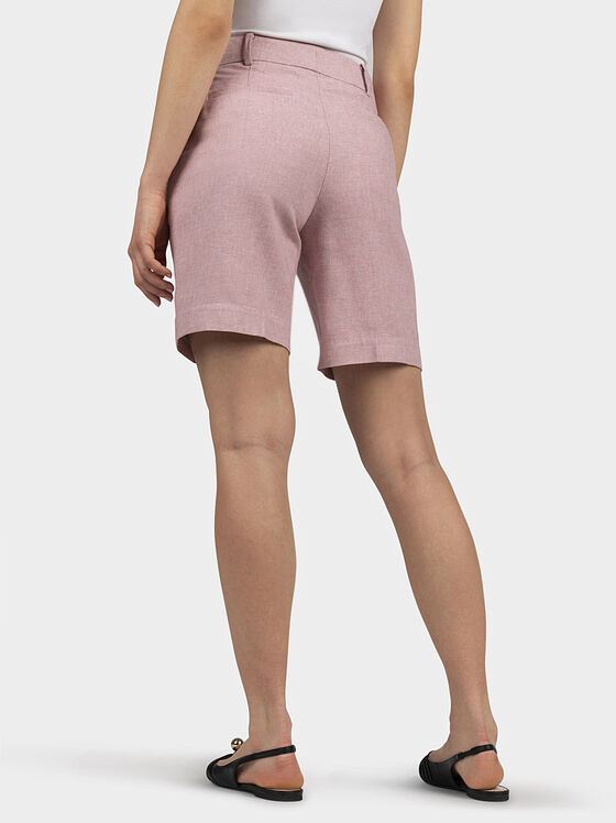 Bermuda shorts in pink color - 2