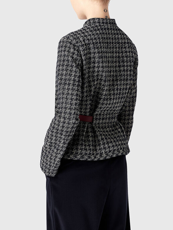 Cropped jacket with belt - 2